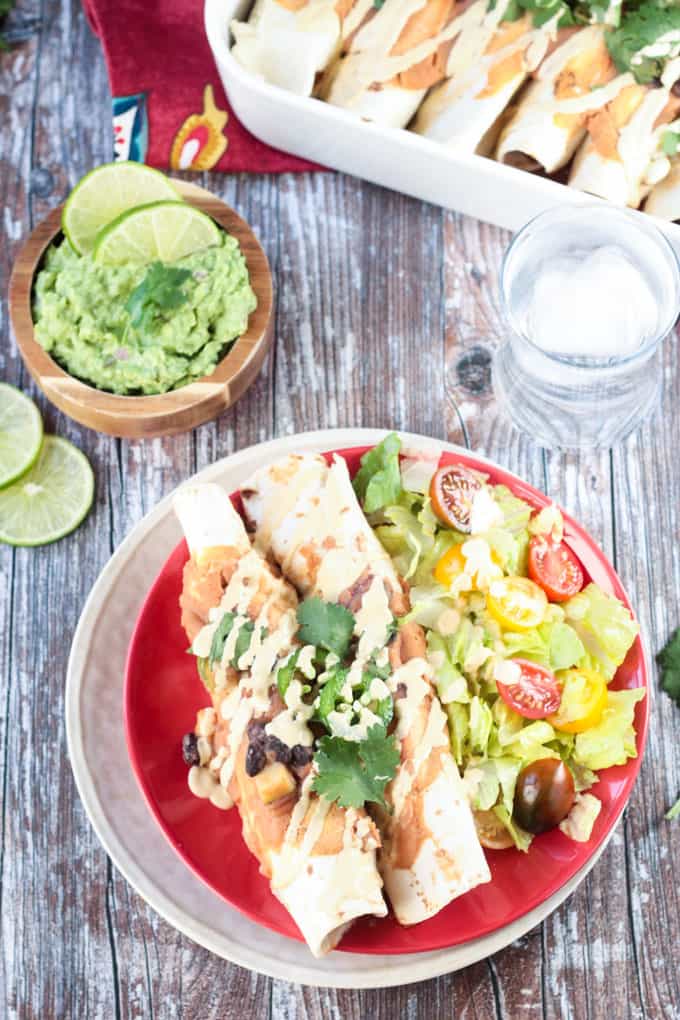BLACK BEAN &amp; ZUCCHINI ENCHILADAS
    
    
    
      &ndash; Body Fuel Organics