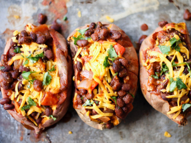 ZUCCHINI & BLACK BEAN STUFFED SWEET POTATOES – Body Fuel Organics
