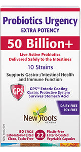 New Roots Probiotics Urgency 50 Billion, 22caps