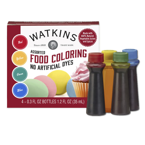 Watkins Assorted Food Coloring (4x8.9ml)
