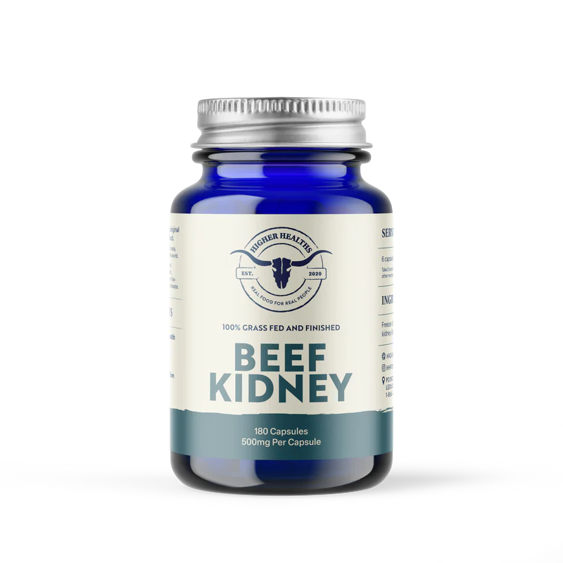 Higher Health Beef Kidney, 180 capsules
