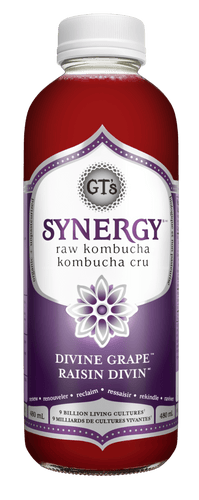 GT's Synergy Divine Grape Kombucha (480ml)