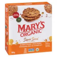 Mary's Organic Super Seed Everything Crackers, 156g