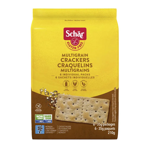 Schar Gluten Free Multigrain Cracker, 6x35g packages