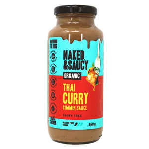 Naked & Saucy Organic Thai Curry Simmer Sauce (350g)