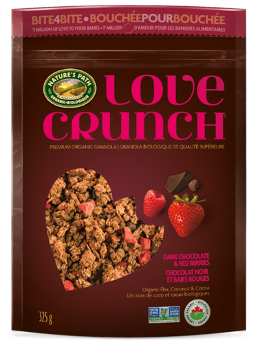 Nature's Path Love Crunch Dark Chocolate & Red Berries Granola (325g)