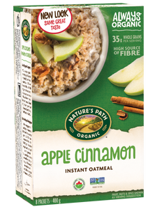 Nature's Path Apple Cinnamon Instant Oatmeal (8 Packets)