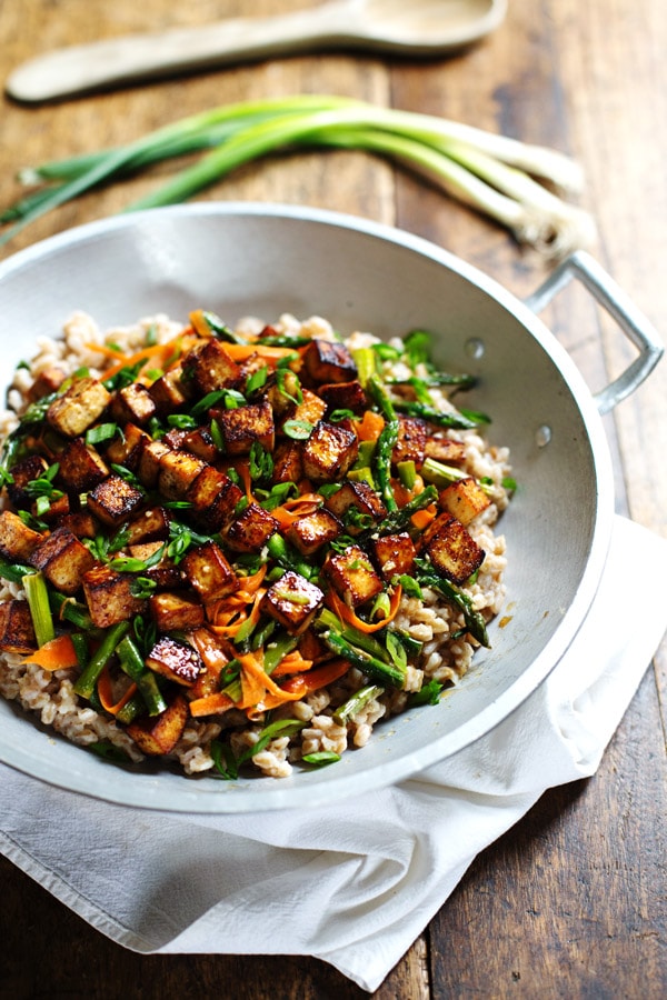 HONEY GINGER TOFU & VEGGIES STIR FRY