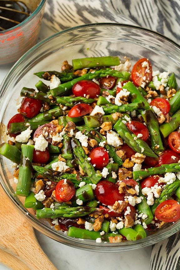 ASPARAGUS, TOMATO & FETA SALAD