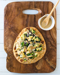 GREEN POWER NAAN PIZZA