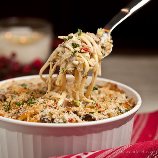 CHICKEN OR TURKEY TETRAZZINI