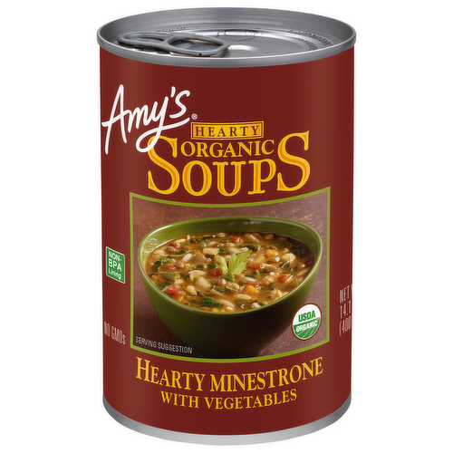 Amy's Organic Hearty Minestrone Soup 398ml