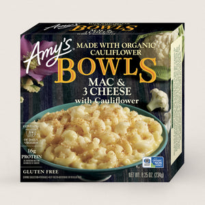 Amy's Mac & 3 Cheese With Cauliflower Bowl (234g)