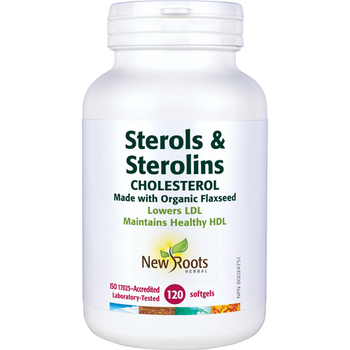 New Roots Sterols & Sterolins CHOLESTROL, 120 softgels