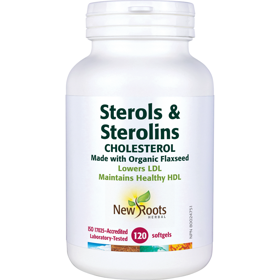 New Roots Sterols & Sterolins CHOLESTROL, 120 softgels