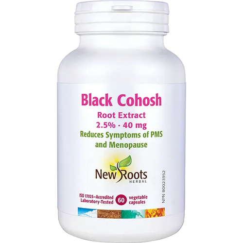 New Roots Black Cohosh - 40mg, 60vcaps