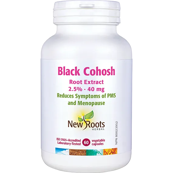 New Roots Black Cohosh - 40mg, 60vcaps