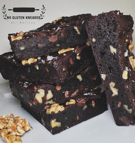 No Gluten Kneaded Walnut Brownie, (1 Piece)