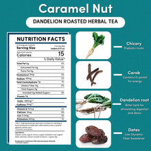 Teecino Roasted Herbal Tea, Dandelion Caramel Nut, 10 tea bags (60g)