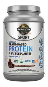 Garden of Life Sport Organic Plant Based Protein, Chocolate 840g
