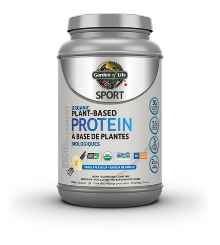 Garden of Life Sport Organic Plant Based Protein, Vanilla 806g