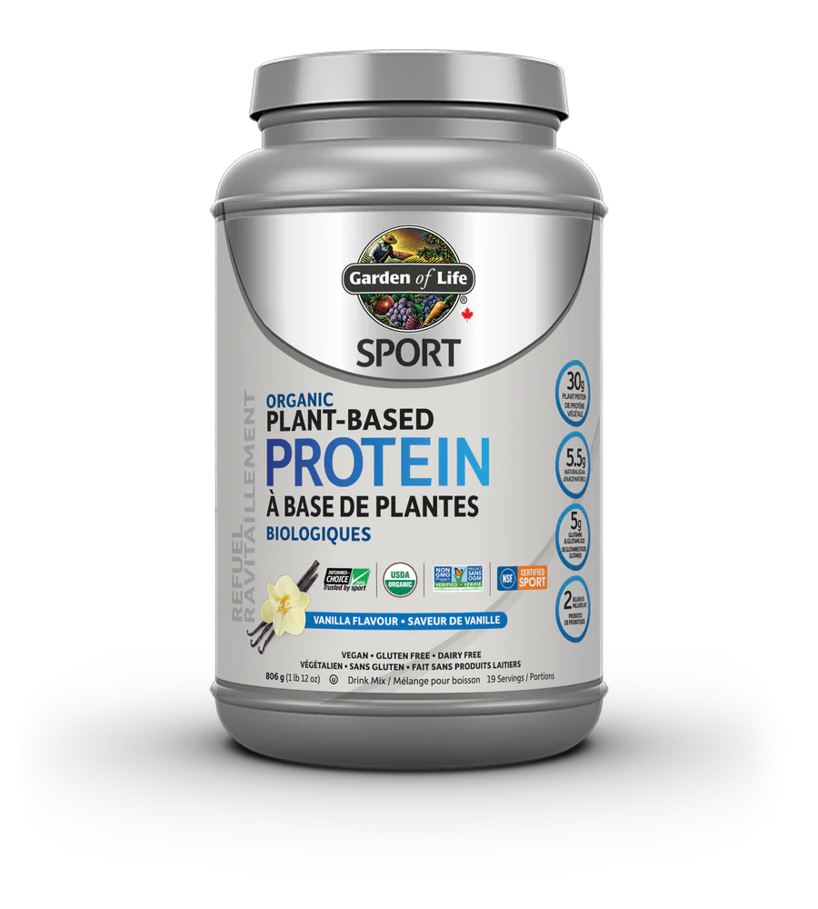 Garden of Life Sport Organic Plant Based Protein, Vanilla 806g