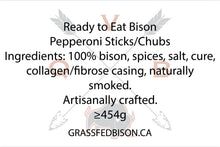 Qu'appelle Valley Bison Sticks - Pepperoni