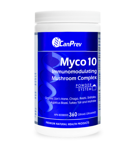 CanPrev Myco10, Immunomodulating Mushroom Complex Powder, 360g