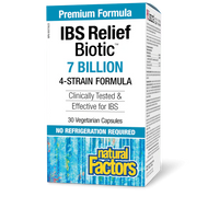 Natural Factors IBS Relief Biotic, 7 Billion 4 Strain, 30 vcaps