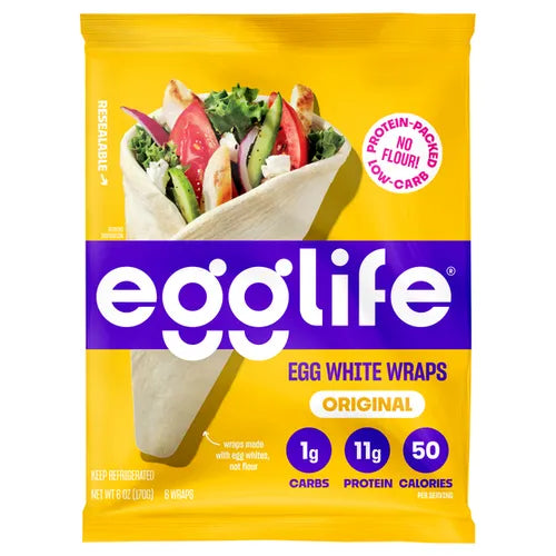 Egglife Original Egg White Wraps, 6 wraps