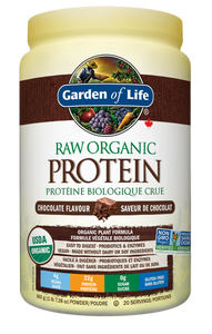 Garden of Life Raw Org Protein Powder, Chocolate, 660g