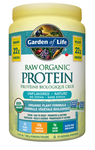 Garden of Life Raw Org Protein, Unflavored, 568g