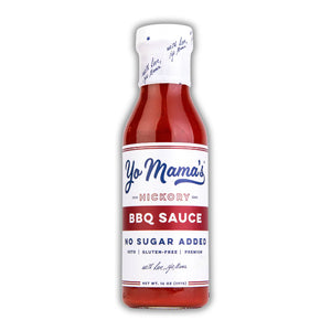 Yo Mama BBQ Sauce , Hickory, (Keto), 385ml