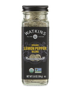 Watkins Organic Lemon Pepper Blend, 104g