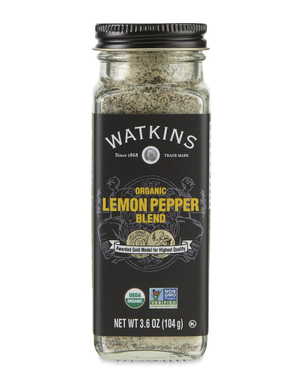 Watkins Organic Lemon Pepper Blend, 104g