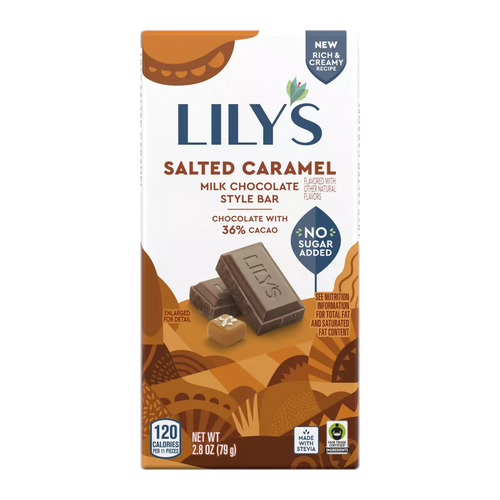 Lily's Salted Caramel Milk Chocolate Bar (80g)