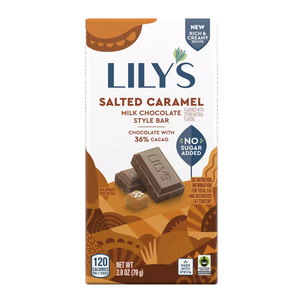 Lily's Salted Caramel Milk Chocolate Bar (80g)