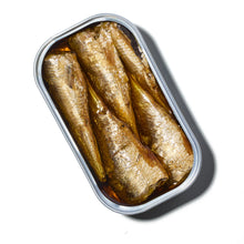 Nice Cans Gourmet Sardines with Smoked in Organic Olive Oil and Sea Salt, 120g