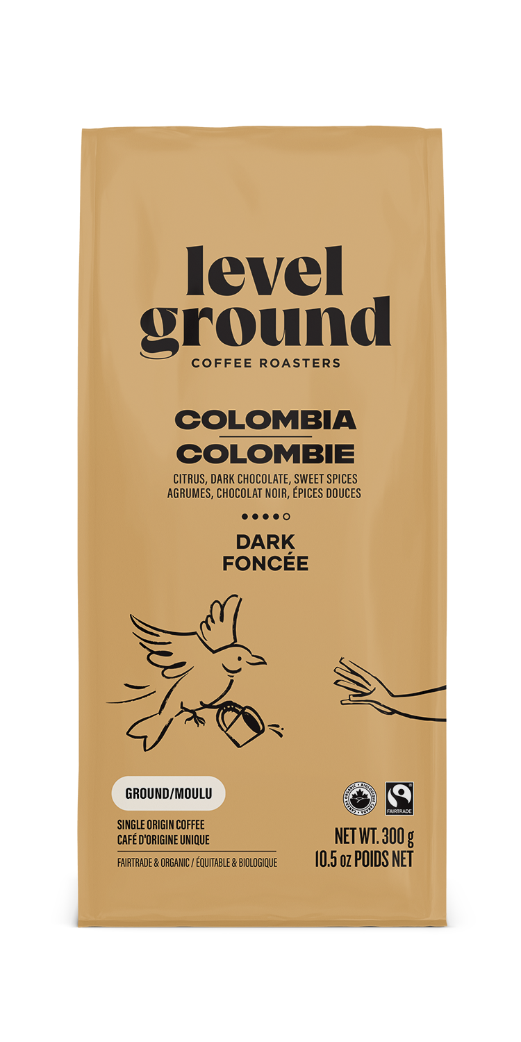 Level Ground Colombia Ground Coffee (300g)
