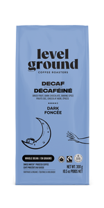 Level Ground Decaf Dark & Jitter-Free Coffee Beans (300g)