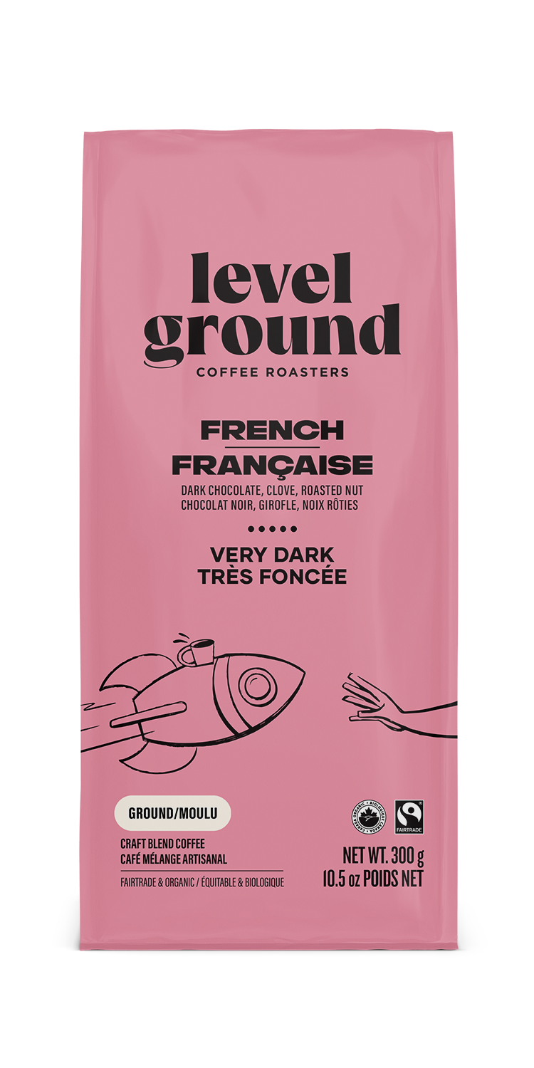 Level Ground French Roast Ground Coffee (300g)