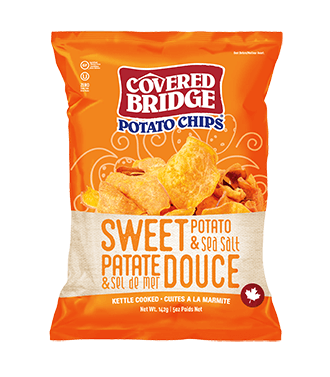 Covered Bridge Sweet Potato and Sea Salt Chips (170g)