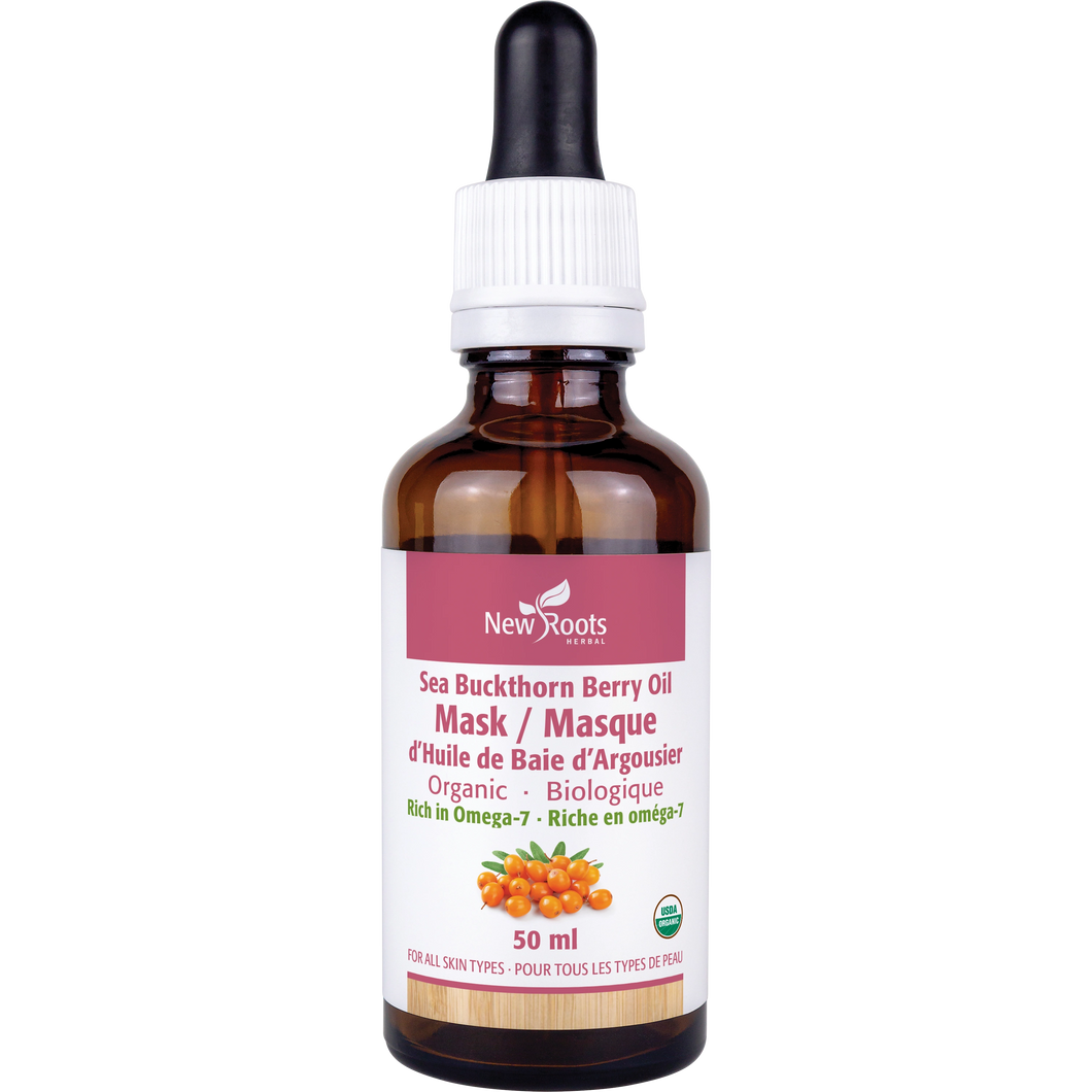 New Roots Organic Sea Buckthorn Berry Oil Mask, 50ml