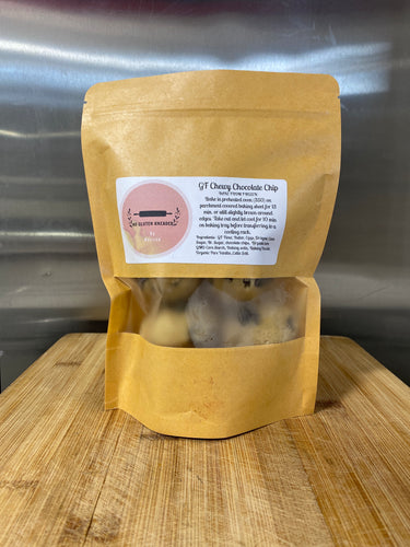 No Gluten Kneaded Chewy Chocolate Chip Cookies - Bake From Frozen (8Pack)
