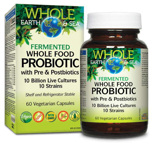 Whole Earth & Sea Fermented Whole Food Probiotic, 60vcaps