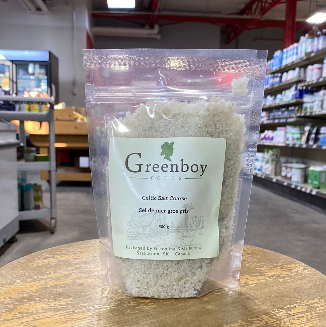 Greenboy Foods Celtic Salt Coarse (500g) – Body Fuel Organics
