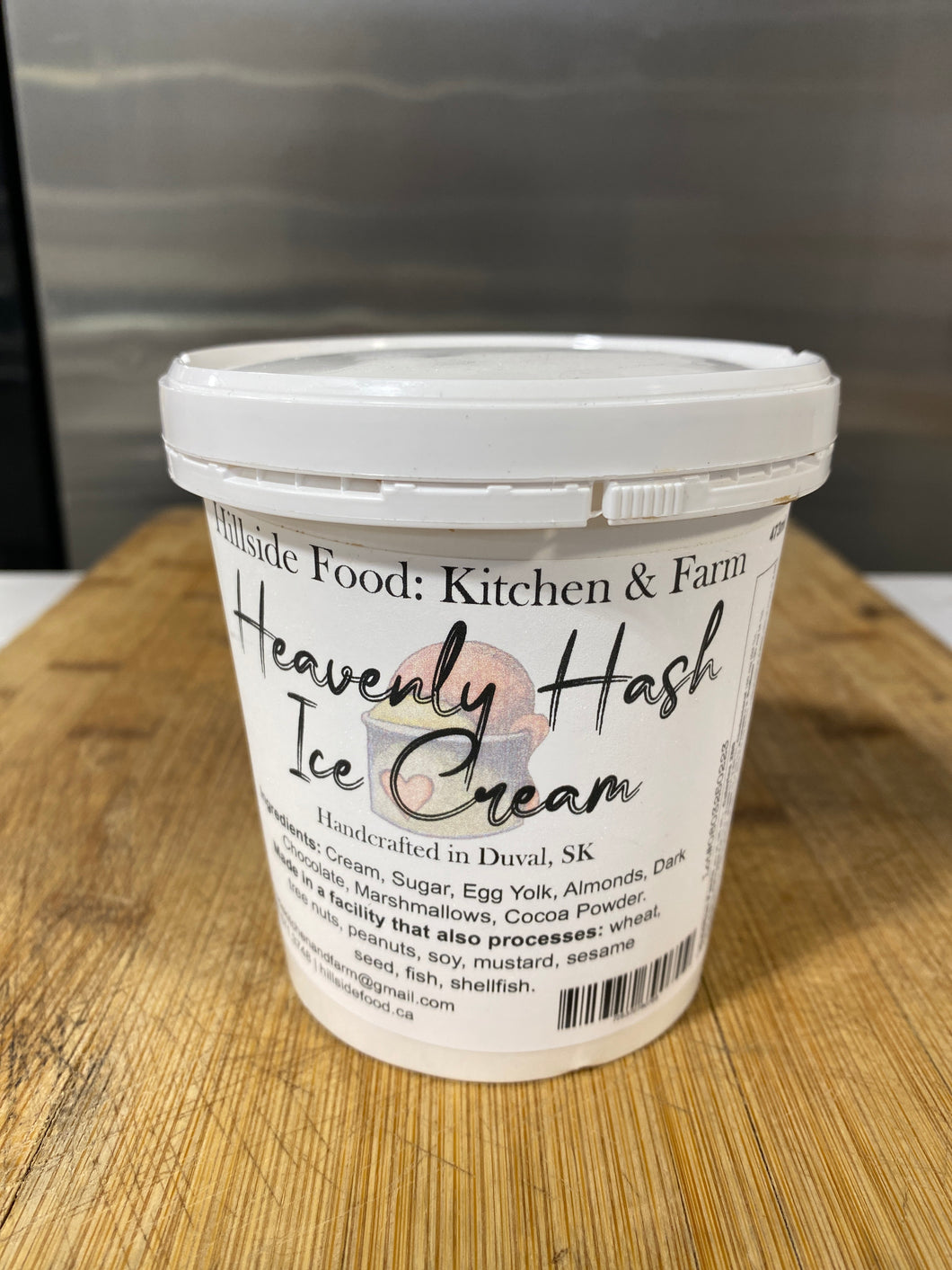 Hillside Food Heavenly Hash Ice Cream (475ml)