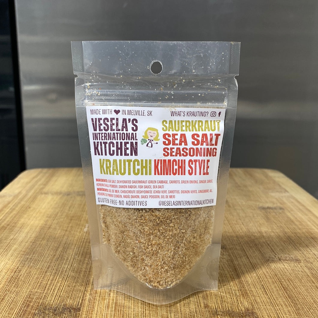 Vesela's Krautchi Kimchi Style Kraut Sea Salt Seasoning