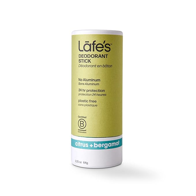 Lafe's Deodorant Stick, citrus+bergamot, 64g