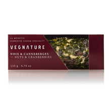 Vegnature Fermented Cashew Cheese Log, Nuts & Cranberries, 135g